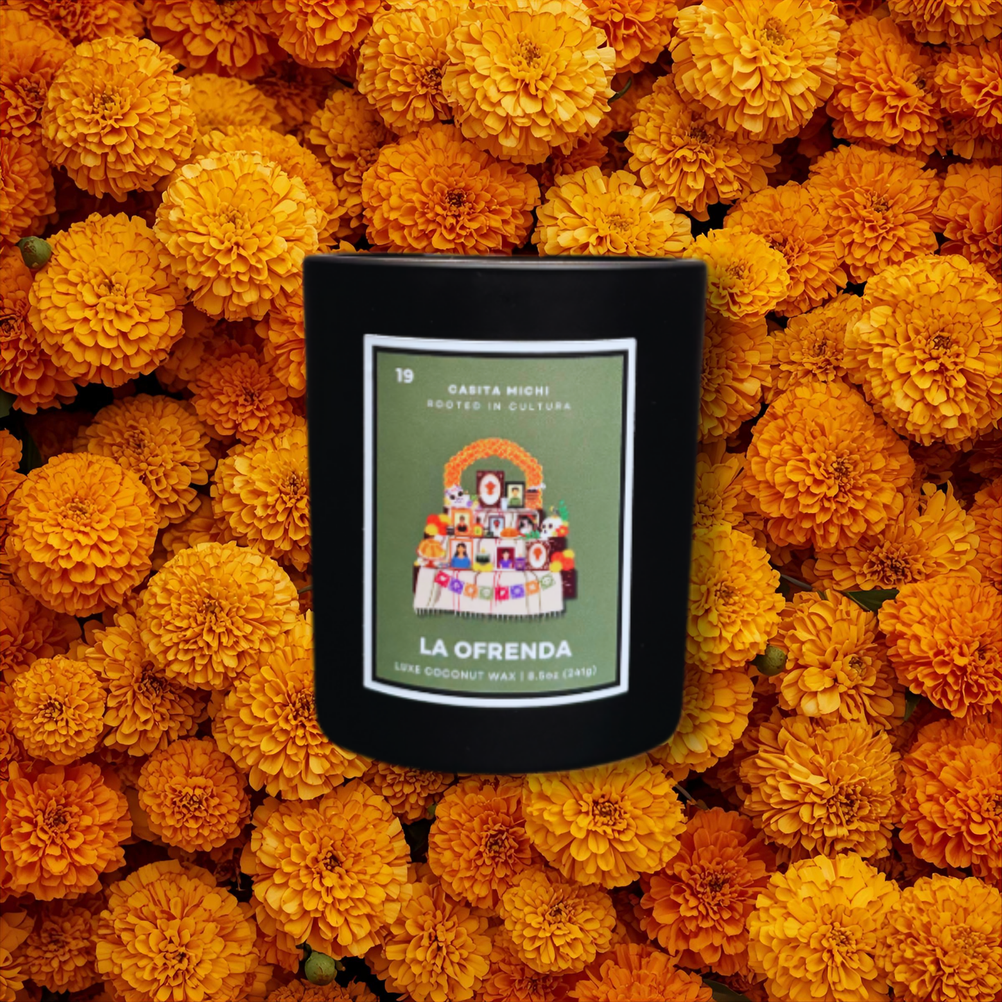 La Ofrenda | Día de los Muertos Lotería Candle