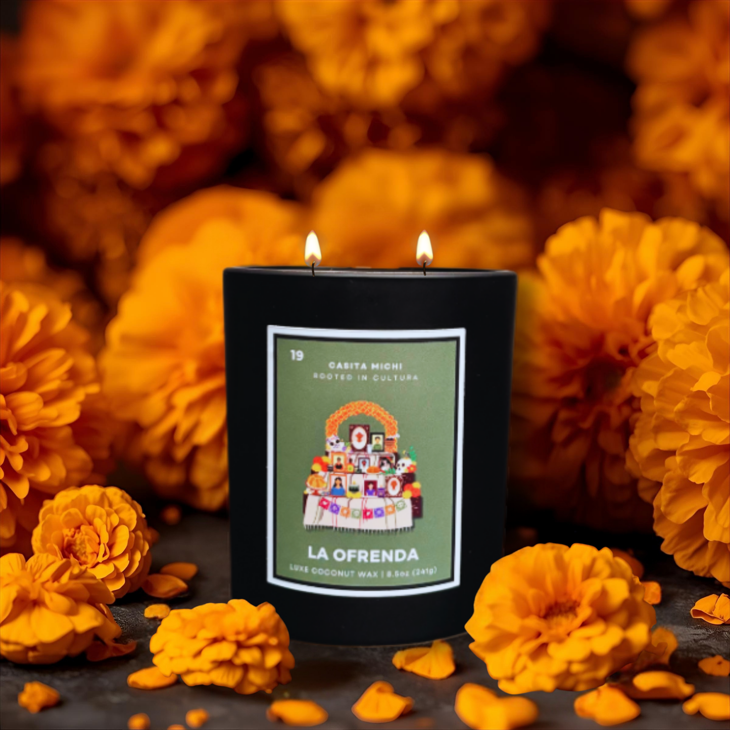 La Ofrenda | Día de los Muertos Lotería Candle