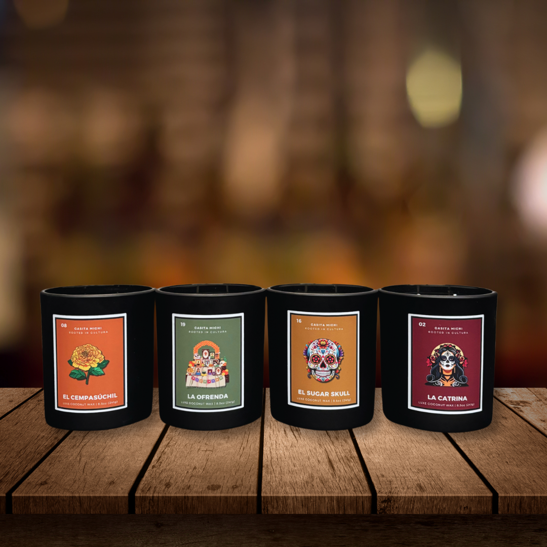 El Sugar Skull | Día de los Muertos Lotería Candle