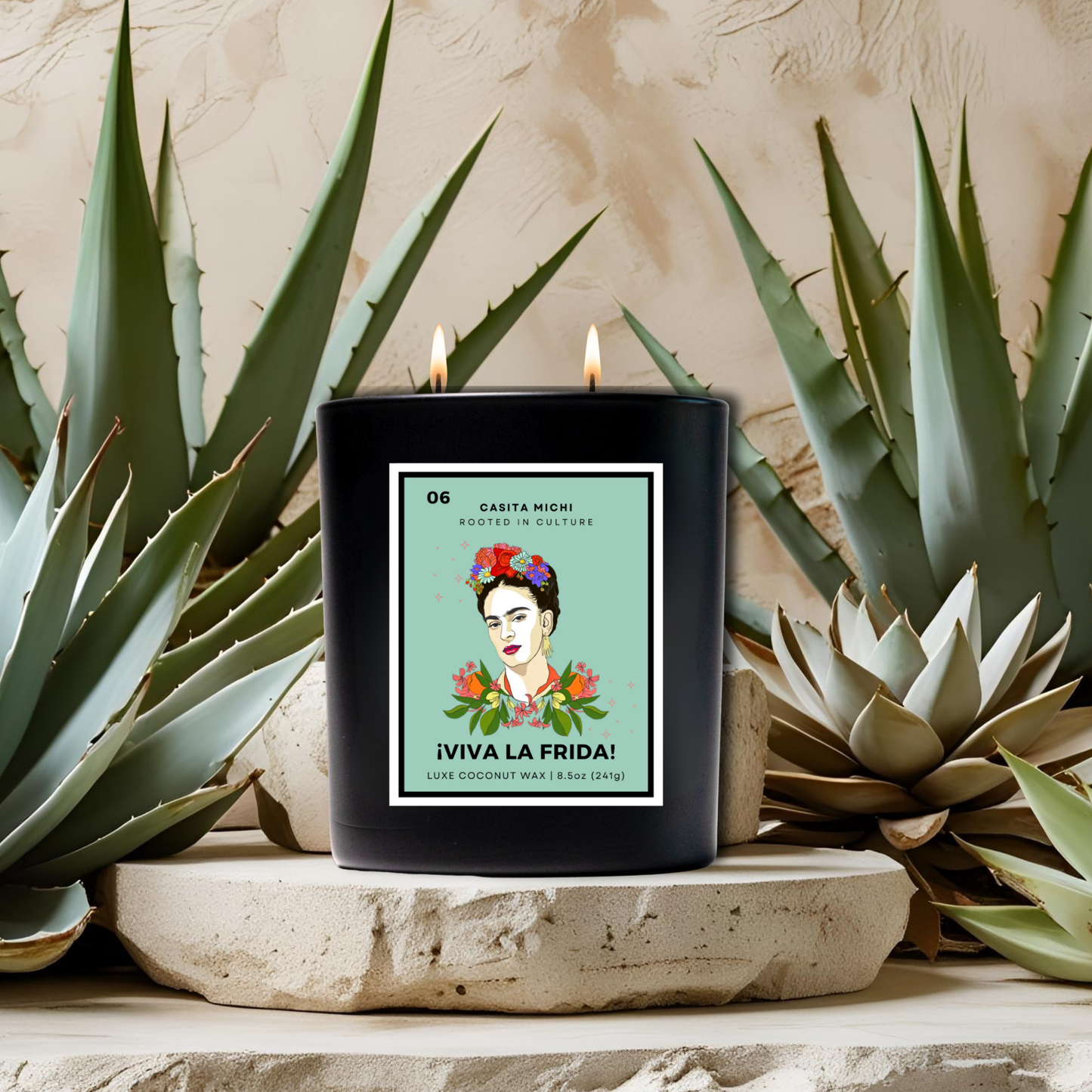 Viva La Frida! | Lotería-Inspired Candle