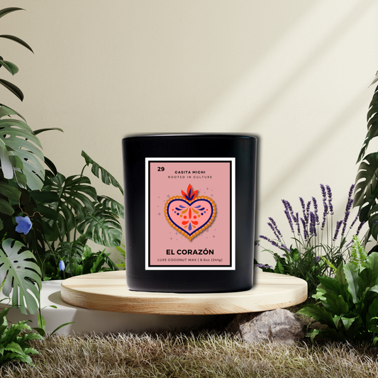 El Corazón | Lotería-Inspired Candle