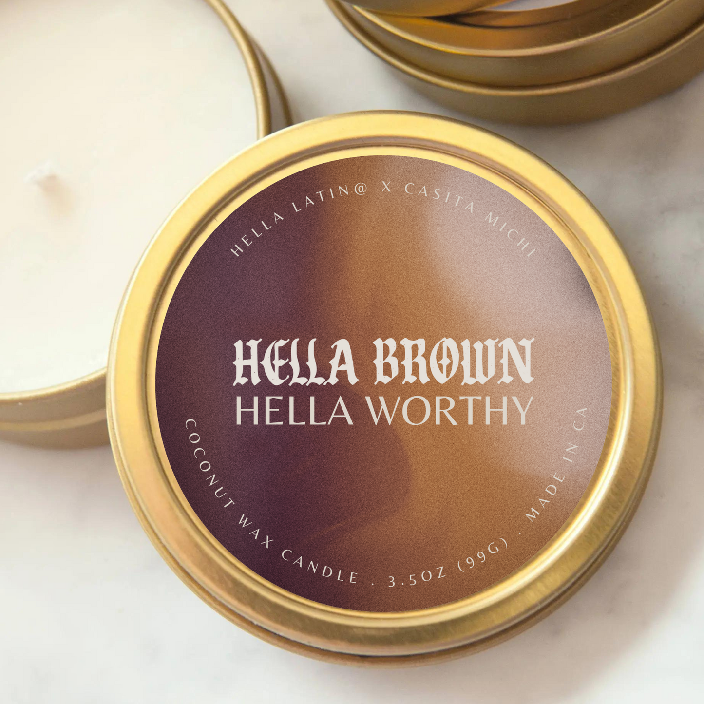 HELLA BROWN, HELLA WORTHY | Collab Candle @hellalatinopodcast