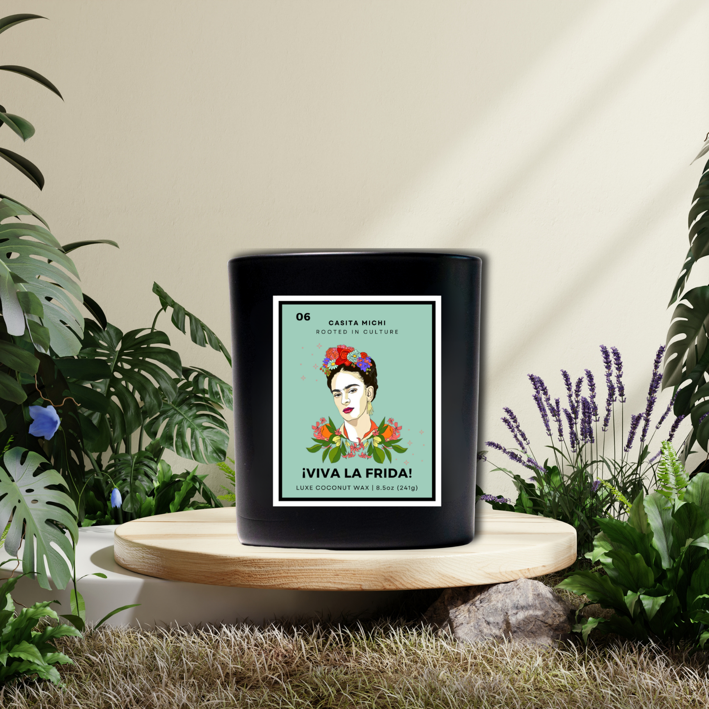 Viva La Frida! | Lotería-Inspired Candle