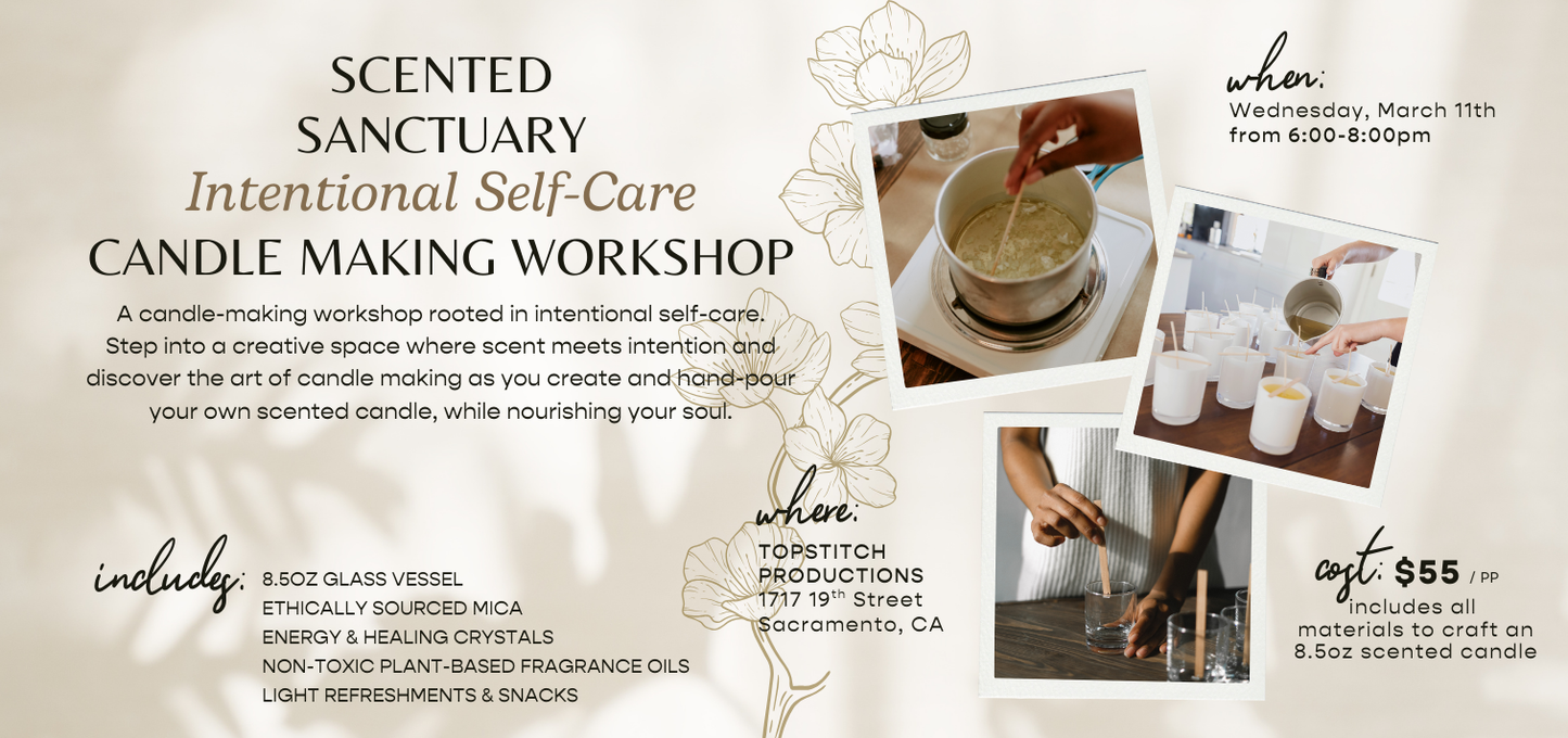 Scented Sanctuary: Crafting Scented Candles for the Soul | March 11, 2026