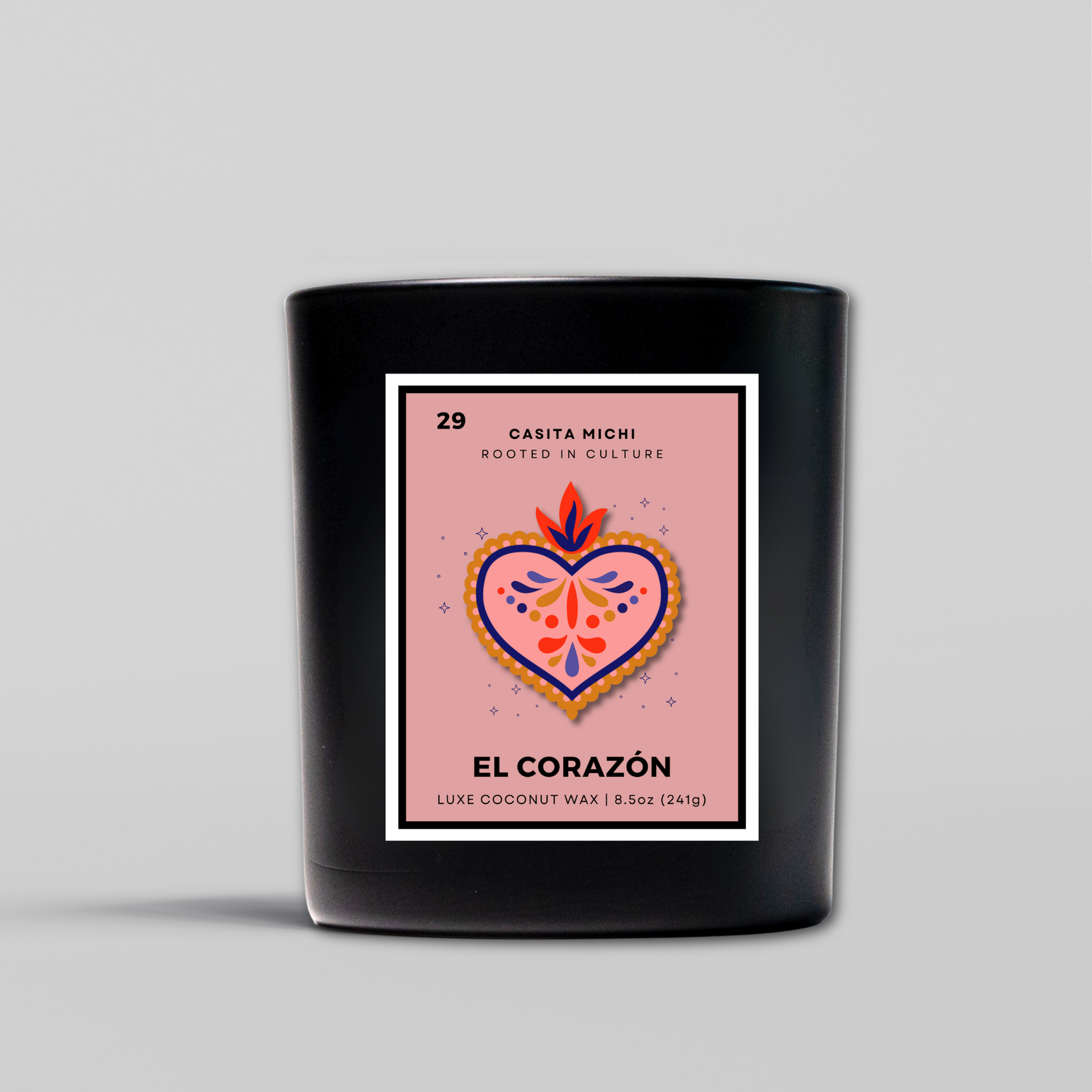 El Corazón | Lotería-Inspired Candle